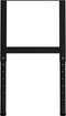 vidaXL - Werkbankframes - verstelbaar - 2 - st - 55x(69-95,5) - cm - metaal - zwart