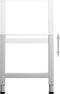 vidaXL - Werkbankframes - verstelbaar - 2 - st - 55x(69-95,5) - cm - metaal - grijs