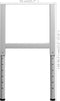 vidaXL - Werkbankframes - verstelbaar - 2 - st - 55x(69-95,5) - cm - metaal - grijs