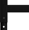 vidaXL - Werkbankframes - verstelbaar - 2 - st - 55x(69-95,5) - cm - metaal - zwart