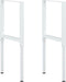 vidaXL - Werkbankframes - verstelbaar - 2 - st - 55x(69-95,5) - cm - metaal - grijs