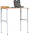 vidaXL - Werkbankframes - verstelbaar - 2 - st - 55x(69-95,5) - cm - metaal - grijs