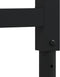 vidaXL - Werkbankframes - verstelbaar - 2 - st - 55x(69-95,5) - cm - metaal - zwart