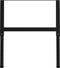 vidaXL - Werkbankframes - verstelbaar - 2 - st - 85x(69-95,5) - cm - metaal - zwart
