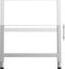 vidaXL - Werkbankframes - verstelbaar - 2 - st - 85x(69-95,5) - cm - metaal - grijs