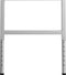 vidaXL - Werkbankframes - verstelbaar - 2 - st - 85x(69-95,5) - cm - metaal - grijs