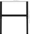 vidaXL - Werkbankframes - verstelbaar - 2 - st - 85x(69-95,5) - cm - metaal - zwart