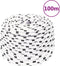 vidaXL - Werktouw - 10 - mm - 100 - m - polyester - wit