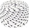 vidaXL - Werktouw - 10 - mm - 100 - m - polyester - wit