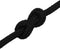 vidaXL - Werktouw - 10 - mm - 25 - m - polyester - zwart