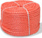 vidaXL - Werktouw - 10 - mm - 25 - m - polypropeen - oranje