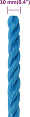 vidaXL - Werktouw - 10 - mm - 50 - m - polypropeen - blauw
