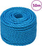 vidaXL - Werktouw - 10 - mm - 500 - m - polypropeen - wit