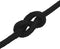 vidaXL - Werktouw - 12 - mm - 50 - m - polyester - zwart