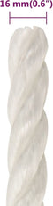 vidaXL - Werktouw - 16 - mm - 50 - m - polypropeen - wit