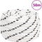 vidaXL - Werktouw - 18 - mm - 50 - m - polyester - wit