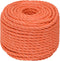vidaXL - Werktouw - 20 - mm - 50 - m - polypropeen - oranje