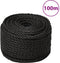 vidaXL - Werktouw - 24 - mm - 100 - m - polypropeen - zwart