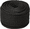 vidaXL - Werktouw - 24 - mm - 50 - m - polypropeen - zwart