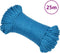 vidaXL - Werktouw - 3 - mm - 25 - m - polypropeen - blauw