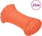 vidaXL - Werktouw - 6 - mm - 25 - m - polypropeen - oranje