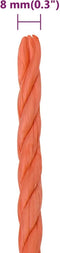 vidaXL - Werktouw - 8 - mm - 100 - m - polypropeen - oranje