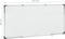 vidaXL Whiteboard magnetisch 110x60 cm staal wit