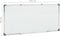 vidaXL Whiteboard magnetisch 110x60 cm staal wit