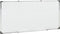 vidaXL Whiteboard magnetisch 110x60 cm staal wit