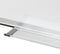 vidaXL Whiteboard magnetisch 50x35 cm staal wit