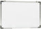 vidaXL Whiteboard magnetisch 50x35 cm staal wit