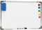 vidaXL Whiteboard magnetisch 60x40 cm staal wit