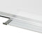 vidaXL Whiteboard magnetisch 60x40 cm staal wit