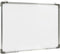 vidaXL Whiteboard magnetisch 70x50 cm staal wit