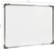 vidaXL Whiteboard magnetisch 90x60 cm staal wit