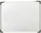 vidaXL Whiteboard magnetisch 90x60 cm staal wit