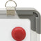 vidaXL Whiteboard magnetisch 90x60 cm staal wit