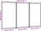 vidaXL Whiteboard magnetisch inklapbaar 150x100x1,7 cm aluminium