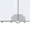 vidaXL Whiteboard magnetisch inklapbaar 150x100x1,7 cm aluminium