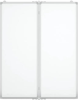vidaXL Whiteboard magnetisch inklapbaar 80x100x1,7 cm aluminium