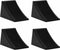 vidaXL Wielblokken 4 st 16x9x9 cm rubber