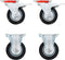 vidaXL - Wielen - 4 - st - 100 - mm