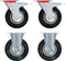 vidaXL - Wielen - 4 - st - 125 - mm
