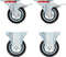 vidaXL - Wielen - 4 - st - 75 - mm