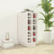 vidaXL - Wijnkast - 23x34x61 - cm - massief - grenenhout - wit
