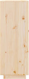 vidaXL - Wijnkast - 45x34x100 - cm - massief - grenenhout