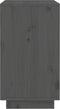 vidaXL - Wijnkast - 55,5x34x61 - cm - massief - grenenhout - grijs