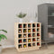 vidaXL - Wijnkast - 55,5x34x61 - cm - massief - grenenhout
