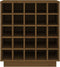 vidaXL - Wijnkast - 55,5x34x61 - cm - massief - grenenhout - honingbruin