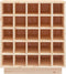 vidaXL - Wijnkast - 55,5x34x61 - cm - massief - grenenhout